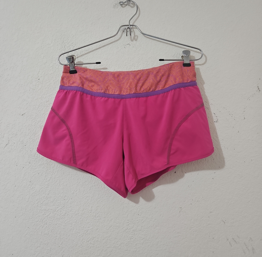 Title Nine Pink Wahine Swim shorts (Older Version) With Liner Size Small
